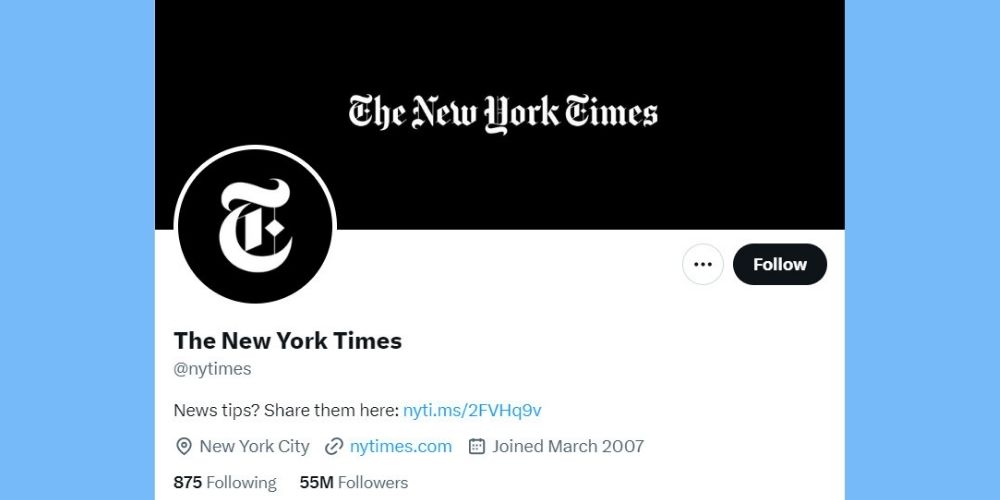 New York Times bị thu hồi tick xanh trên Twitter