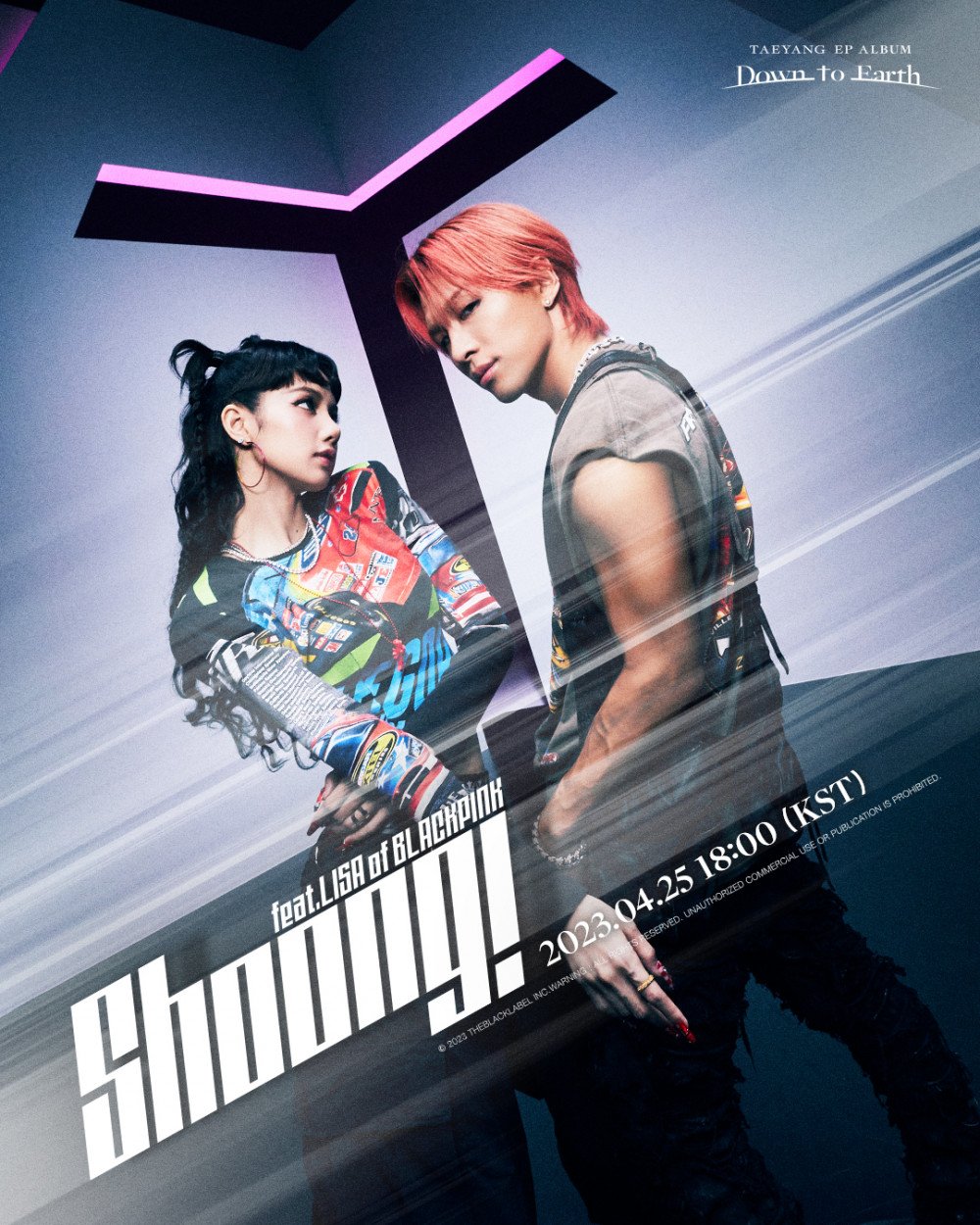 Taeyang (BigBang) tung poster MV "Shoong!" kết hợp với Lisa (BlackPink)