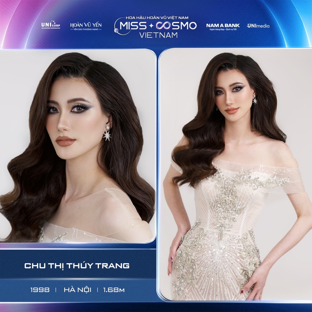 Dàn thí sinh sở hữu chiều cao "khủng" của cuộc thi online Hoa hậu Hoàn vũ Việt Nam - Miss Cosmo Vietnam 2023