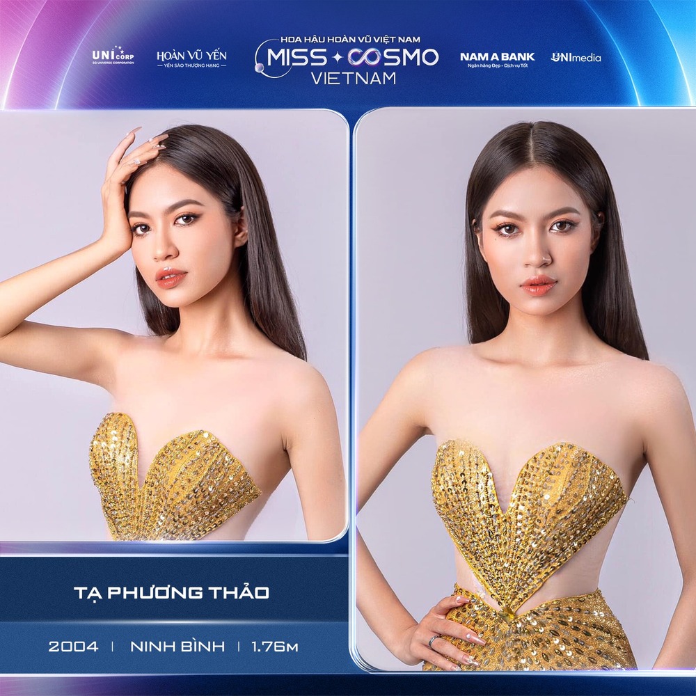 Dàn thí sinh sở hữu chiều cao "khủng" của cuộc thi online Hoa hậu Hoàn vũ Việt Nam - Miss Cosmo Vietnam 2023