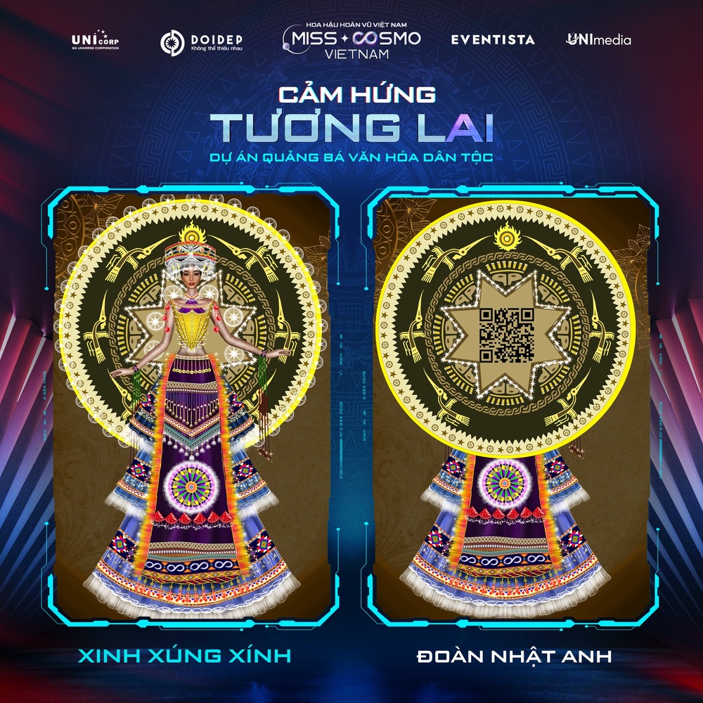 Hàng loạt thiết kế “bứt phá” trong Dự án Quảng bá Văn hóa Dân tộc - Miss Cosmo Vietnam 2023