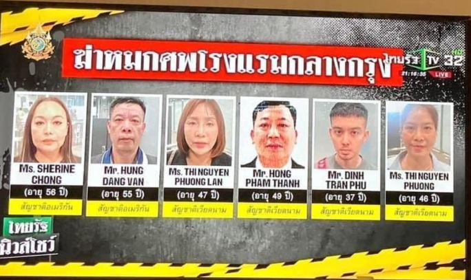 Pháp y Thái Lan công bố hình ảnh tang vật và phương pháp đầu độc khiến 5 người Việt khác thiệt hại
