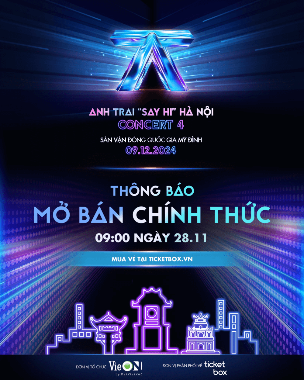 Bùng nổ mạng xã hội: Anh Trai Say Hi nhanh chóng xác nhận ngay trong đêm về concert thứ 4 tại Hà Nội 