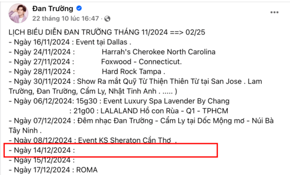 Một nam ca sĩ bị netizen đòi “lập biên bản” sau khi tiết lộ thông tin địa điểm tại concert Anh Trai Vượt Ngàn Chông Gai