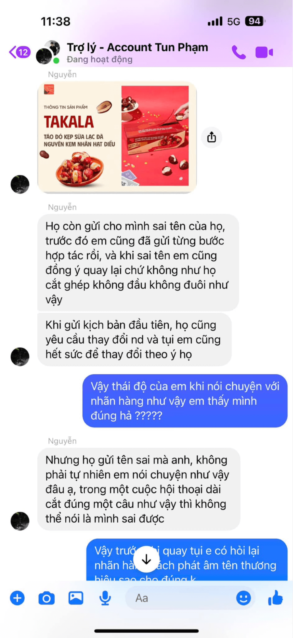 Phản hồi từ hai phía trong vụ việc Tun Phạm đọc sai tên nhãn hàng và từ chối yêu cầu quay lại 