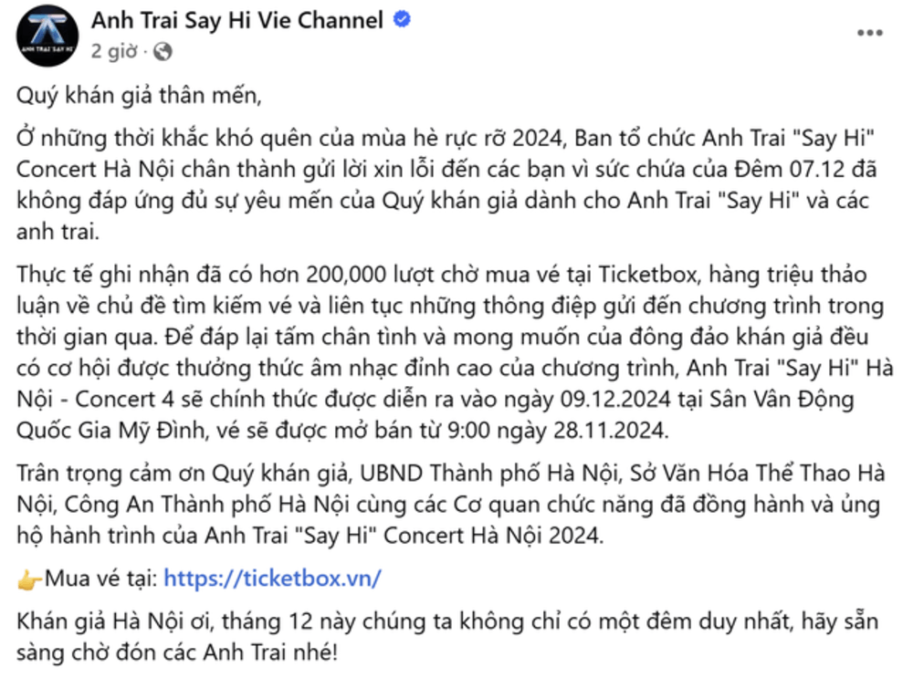 Concert D-4 Anh Trai Say Hi: Cuộc chiến giữa fan và phe vé, xuất hiện những tranh cãi về quyền lợi hạng vé