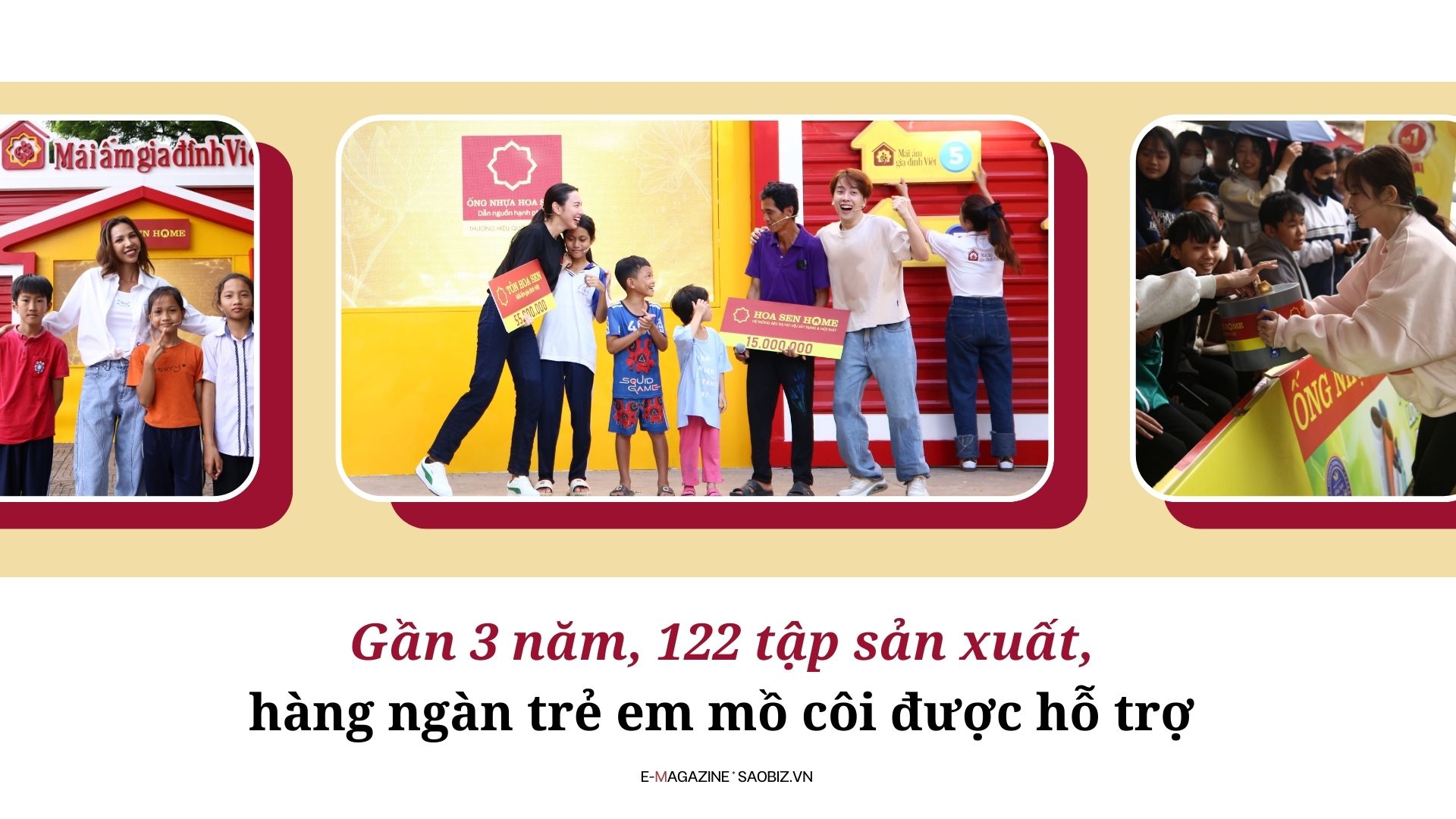 Mái ấm gia đình Việt: Hành trình gần 3 năm trao gửi yêu thương cho hàng ngàn trẻ em mồ côi