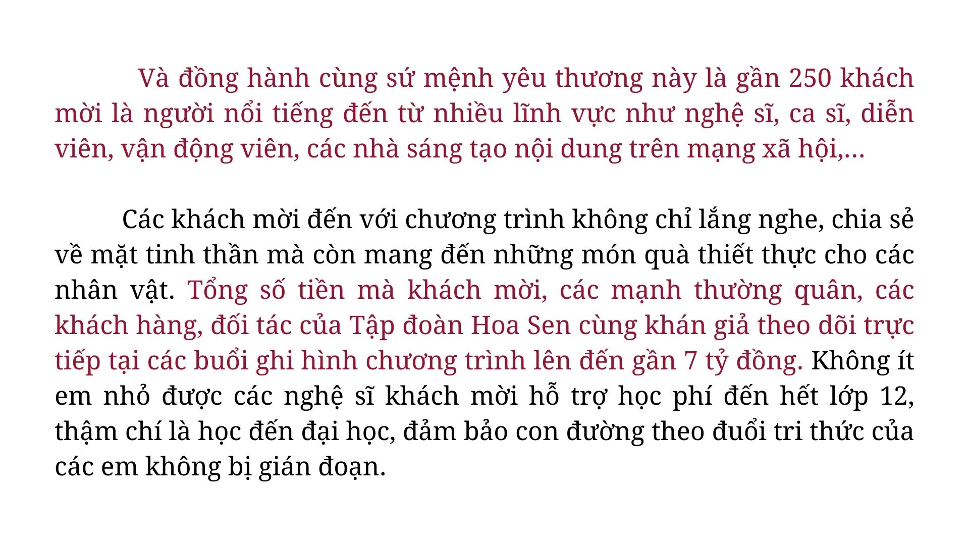 Mái ấm gia đình Việt: Hành trình gần 3 năm trao gửi yêu thương cho hàng ngàn trẻ em mồ côi