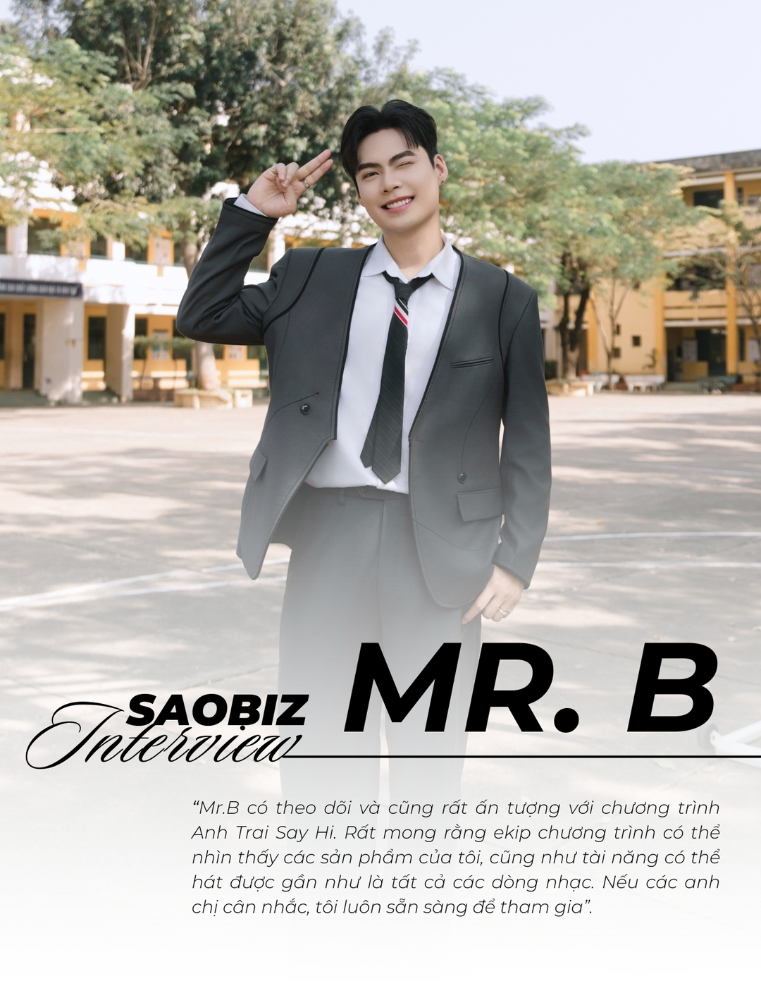 Mr. B "Rất mong ekip Anh Trai Say Hi có thể nhìn thấy các sản phẩm âm nhạc chỉn chu của tôi"