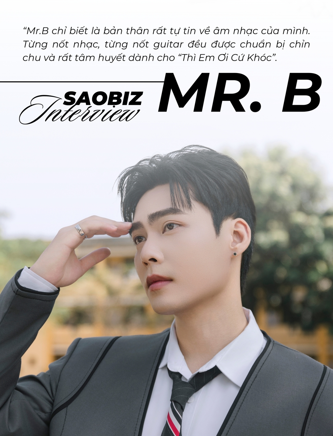 Mr. B "Rất mong ekip Anh Trai Say Hi có thể nhìn thấy các sản phẩm âm nhạc chỉn chu của tôi"