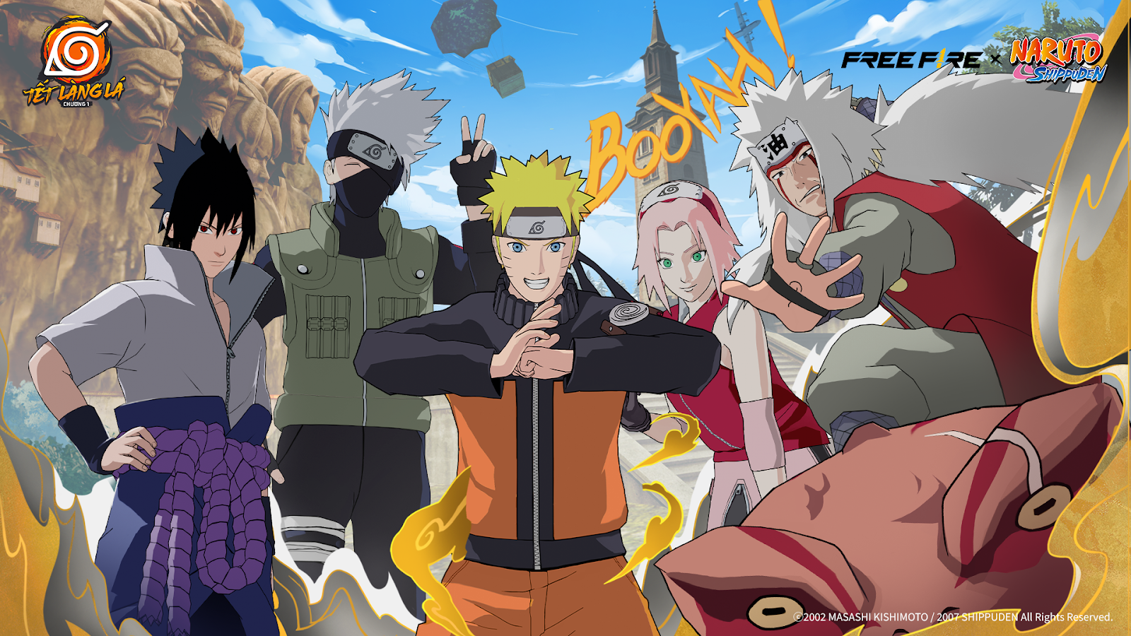 Free Fire và Naruto Shippuden đem đến sự kiện hợp tác IP anime bùng nổ