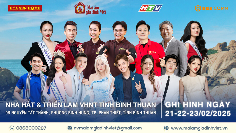 Mái ấm gia đình Việt: Đại Nghĩa, Ngô Kiến Huy, Lương Thùy Linh cùng nhiều nghệ sĩ ghi hình chương trình trong tháng 2 này