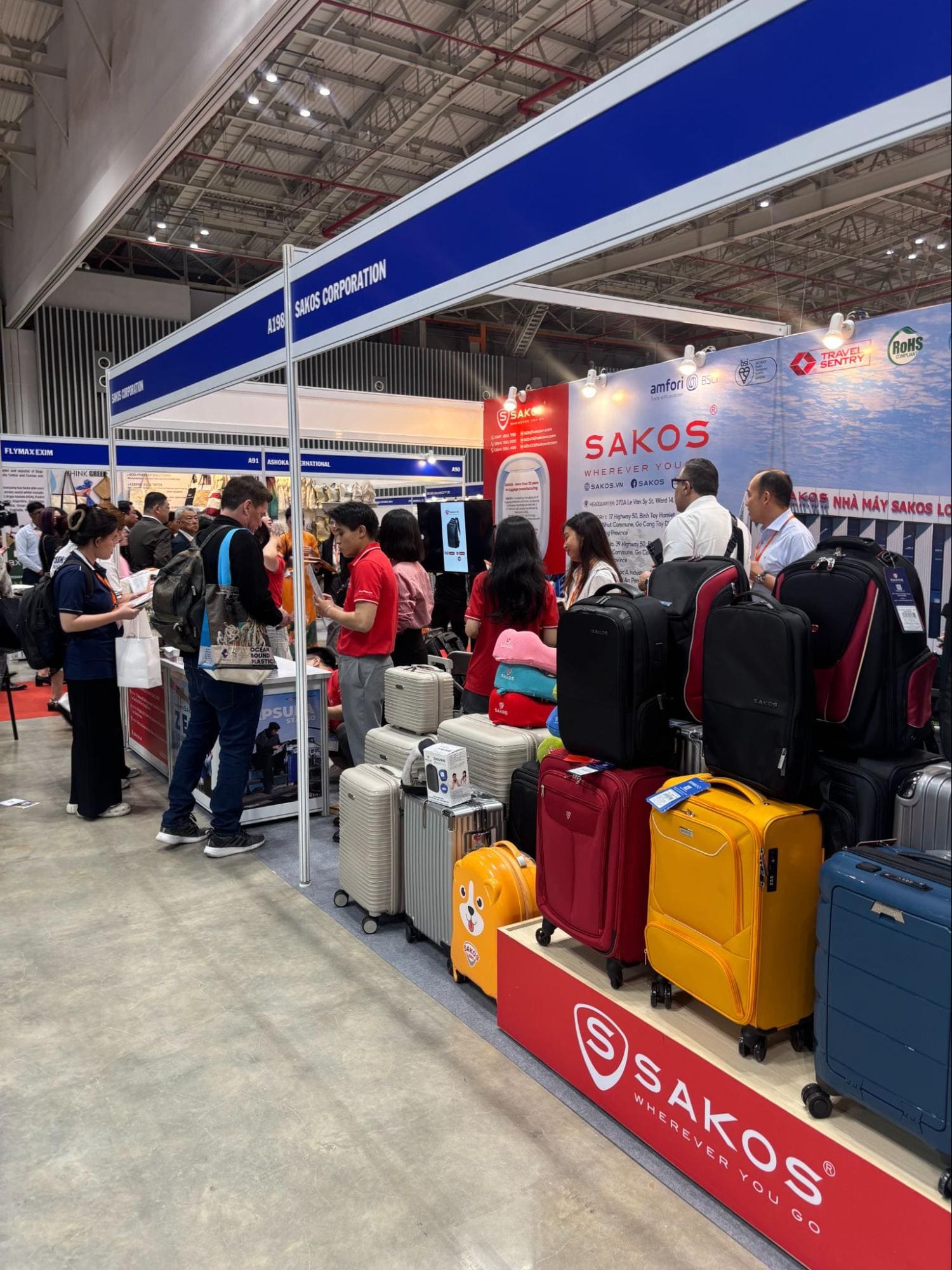 Ấn tượng SAKOS - Thương hiệu Mỹ tại Triển lãm Global Sourcing Fair Vietnam 2025