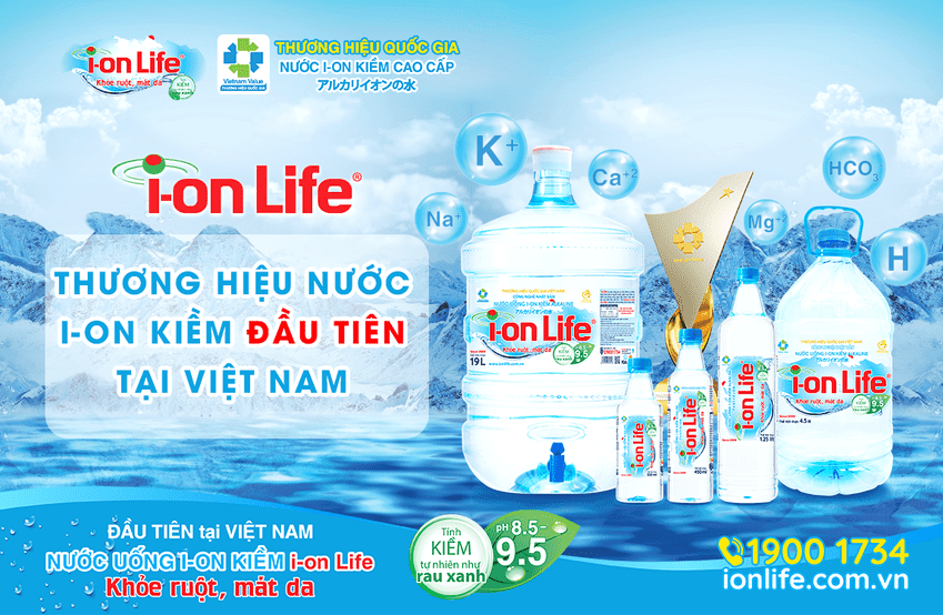 Sống khỏe cùng nước ion kiềm cao cấp i-on Life 