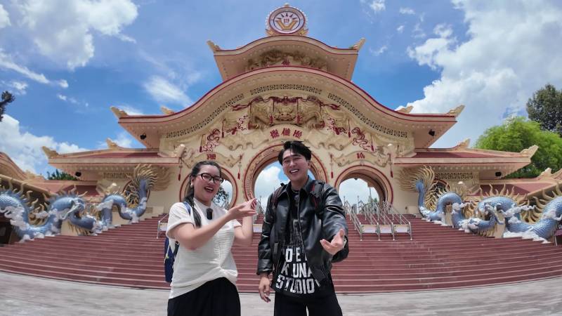 Chen Ru Lu cùng Thành Nhí thích thú khi khám phá KDL Suối Tiên