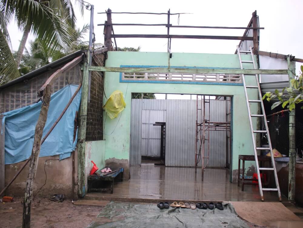 Hiện thực hóa ước mơ có mái nhà mới cho hai chị em mồ côi tại Kiên Giang