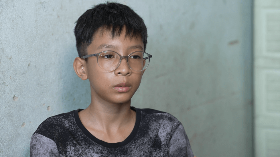 Ngọc Châu, Phan Văn Đức nghẹn ngào trước những em nhỏ mồ côi cha, làm chỗ dựa tinh thần cho mẹ