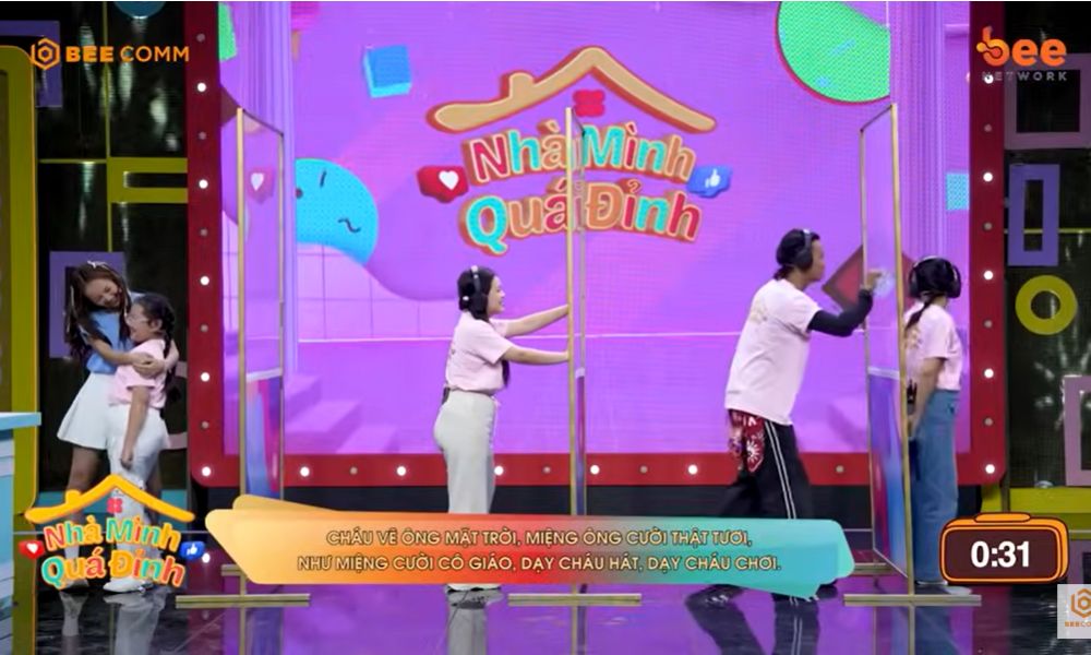 “Nhà Mình Quá Đỉnh”: Diễm Phương - MC Dương Hồng Phúc bất ngờ hóa “Mario và công chúa”