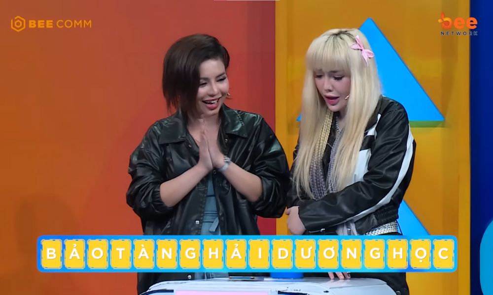 Á hậu Du lịch Quốc tế 2021 khiến MC Đại Nghĩa “dè chừng” tại Úm Ba La Ra Chữ Gì? 