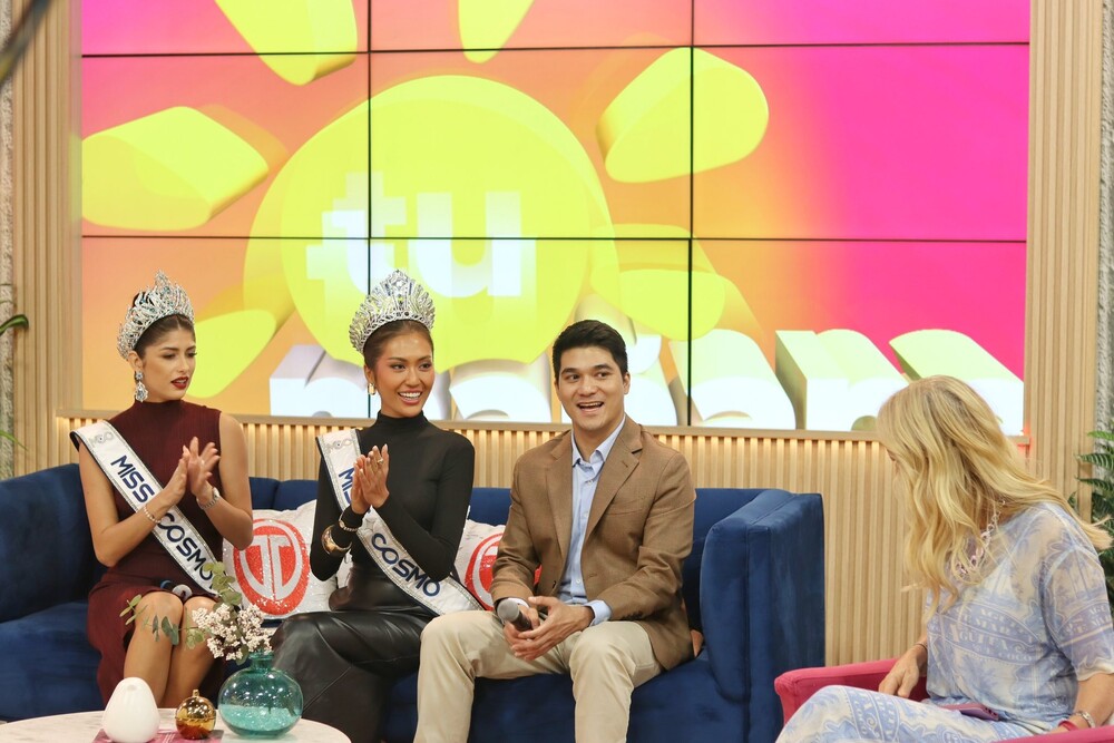 Chuỗi công du 4 quốc gia của Miss Cosmo 2024: Trao sash cho Hoa hậu Mỹ, xuất hiện nổi bật trên truyền hình Mexico và Panama