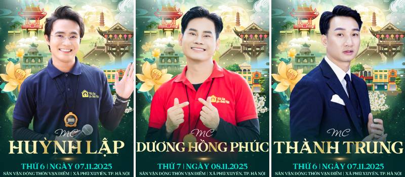 Thành Trung, Huỳnh Lập, Diệu Nhi và nhiều nghệ sĩ tham gia ghi hình Mái ấm gia đình Việt tại Thủ đô Hà Nội