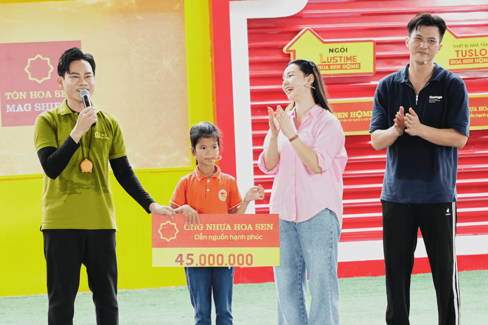 Hơn 320 triệu đồng trao cho các em nhỏ trong tập 163 chương trình “Mái ấm gia đình Việt”