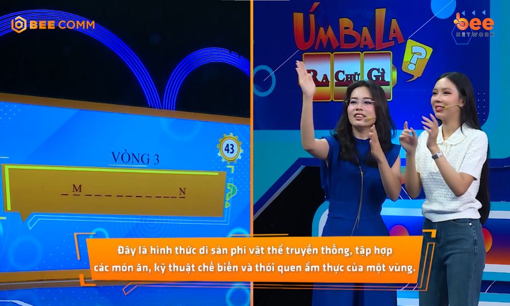 Sao phim “Người thừa kế không danh phận” gây chú ý khi tham gia “Úm Ba La Ra Chữ Gì?” 