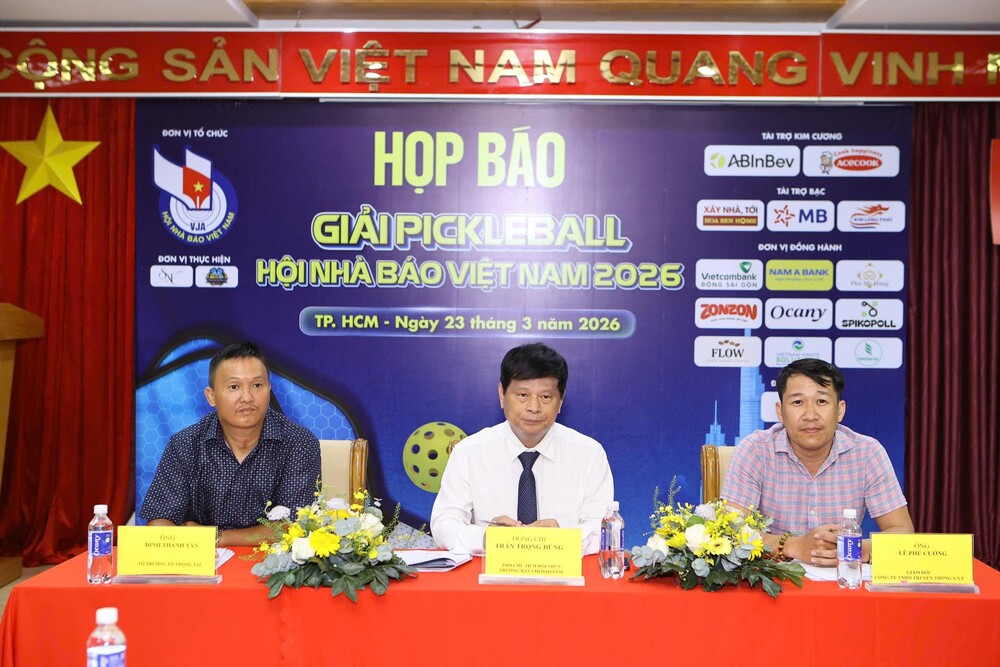 Khởi động Giải Pickleball Hội Nhà báo Việt Nam 2026