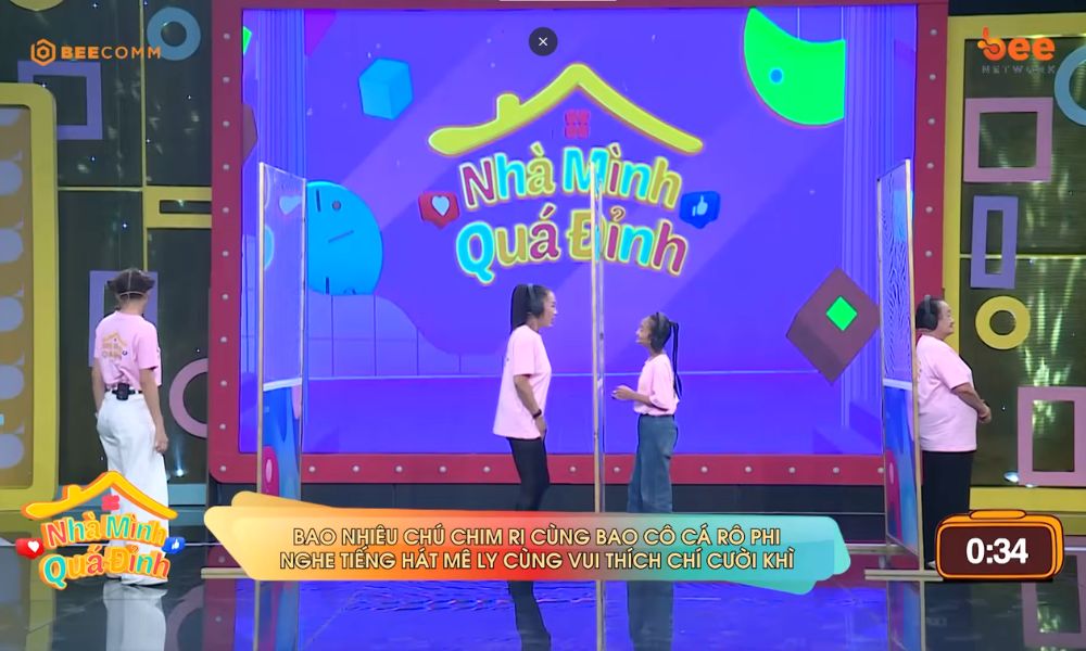Diễm Phương “hộ tống công chúa” ra tận sân khấu, dẫn dắt đội giành chiến thắng ngoạn mục tại “Nhà Mình Quá Đỉnh”