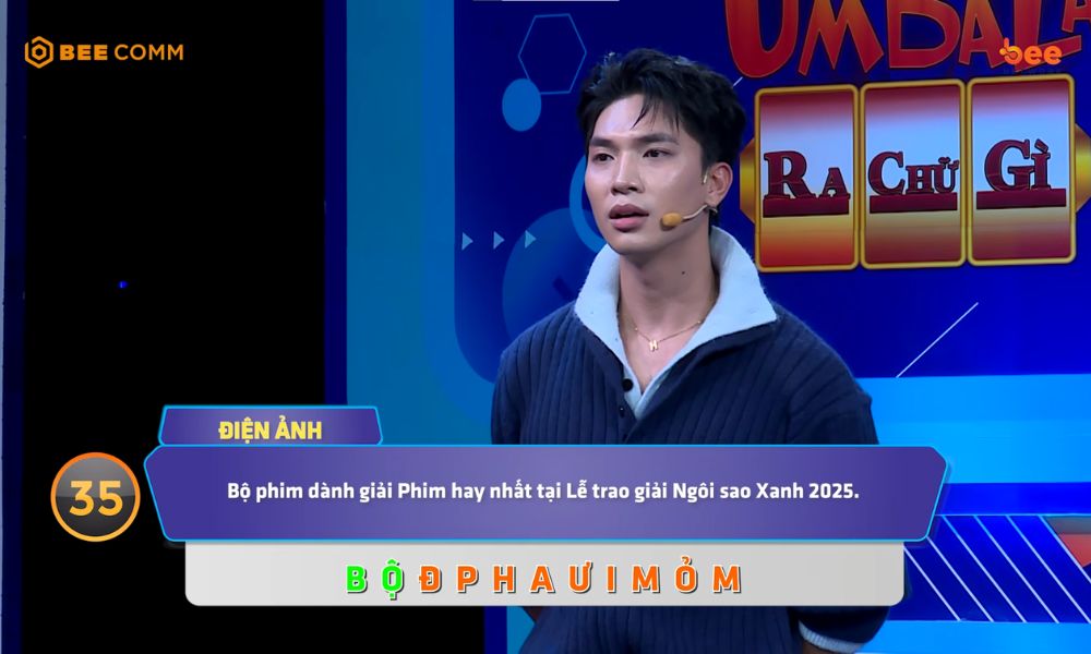 Không có lợi thế từ sớm, bộ đôi diễn viên Minh Hưng - Như Mỹ vẫn thắng đậm tại “Úm Ba La Ra Chữ Gì? mùa 8” 