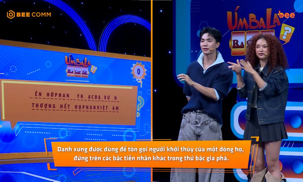Không có lợi thế từ sớm, bộ đôi diễn viên Minh Hưng - Như Mỹ vẫn thắng đậm tại “Úm Ba La Ra Chữ Gì? mùa 8” 