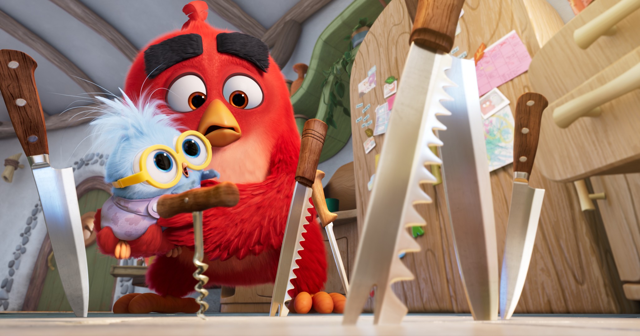 Phim Angry Birds Movie 3 tung trailer đầu tiên, Red đối mặt thử thách làm cha
