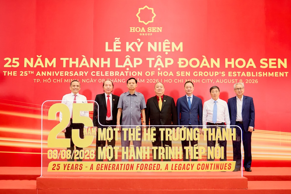 Bee Comm tổ chức thành công Lễ kỷ niệm 25 năm thành lập Tập đoàn Hoa Sen