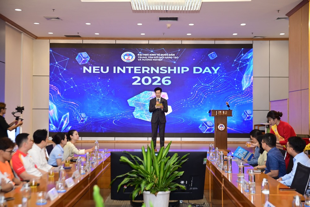 NEU Internship Day 2026: Cơ hội thực tập rộng mở và hành trình kết nối doanh nghiệp dành cho sinh viên