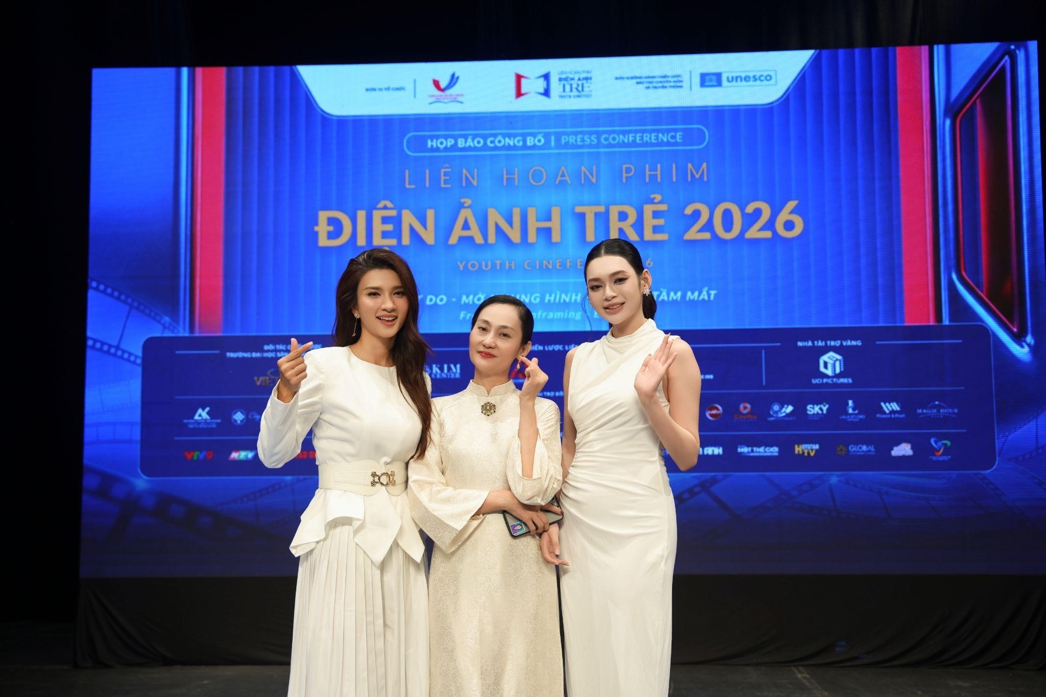 NSND Trịnh Kim Chi, NSƯT Hạnh Thúy, NSƯT Kim Tuyến, Phương Anh Đào đồng hành với Liên hoan Phim điện ảnh trẻ 2026