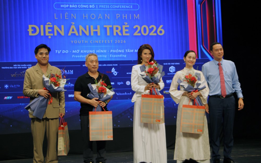 NSND Trịnh Kim Chi, NSƯT Hạnh Thúy, NSƯT Kim Tuyến, Phương Anh Đào đồng hành với Liên hoan Phim điện ảnh trẻ 2026