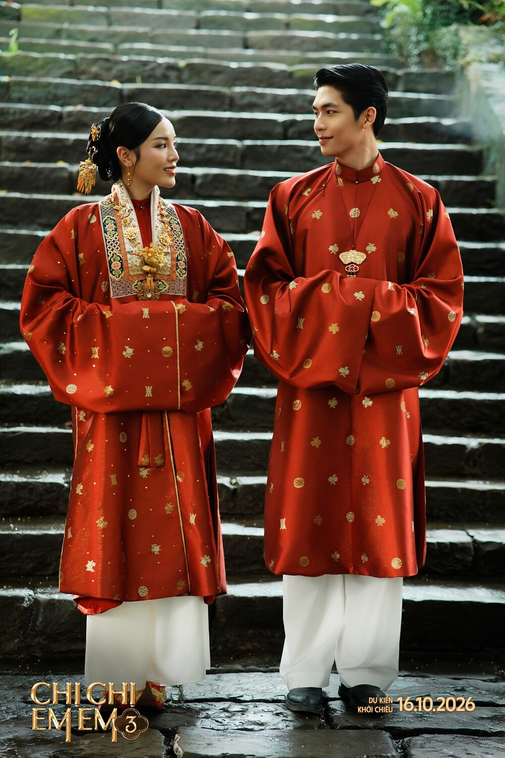 Quốc Anh, Kỳ Duyên thành đôi trong “Chị Chị Em Em 3”